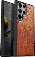 【色:バラ色】Carveit ウッドカバー 対応 Galaxy S24 Ultr Amazon.co.jp: Carveit ウッドカバー 対応 Galaxy S24 Ultra 用